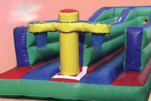 Two Lane Bungee Basket Combi inflatable hire
