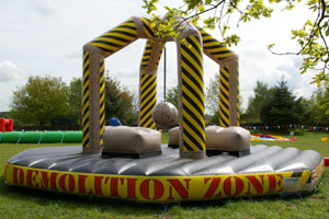 Demolition Zone inflatable game